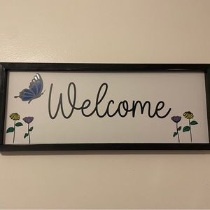 I’m selling a welcome sign I made!